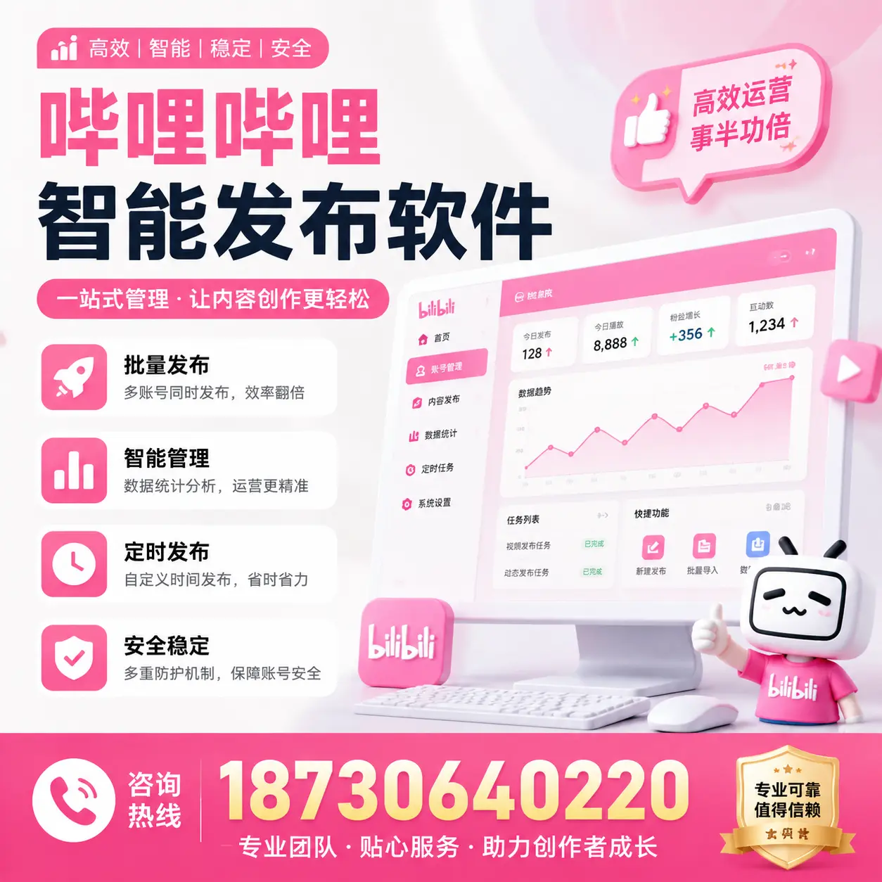 如何评估哔哩哔哩智能发布软件的ROI？泰州 企业必读